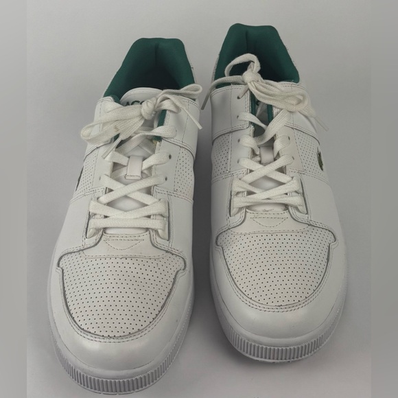 Lacoste Thrill 319 1 US SMA White Leather Sneakers Men’s Size 12 - Picture 4 of 12